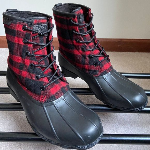 SPERRY Men Saltwater Duck Boots - NEW NIB NWB - Picture 7 of 8